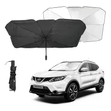 Автомобільна парасолька на лобове скло Car Umbrellas, чорний