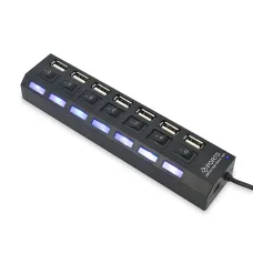 USB HUB подовжувач на 7 портів з підсвічуванням