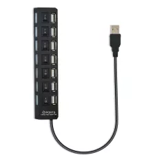 USB HUB удлинитель на 7 портов с подсветкой