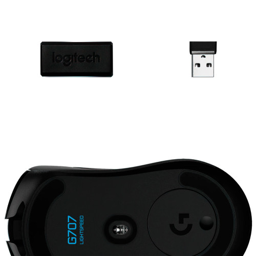 Игровая мышка Logitech G707, беспроводная с аккумулятором - фото 3