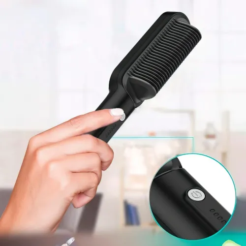 Гребінець-випрямляч Hair Straightener HQT-909 із турмаліновим покриттям - фото 5