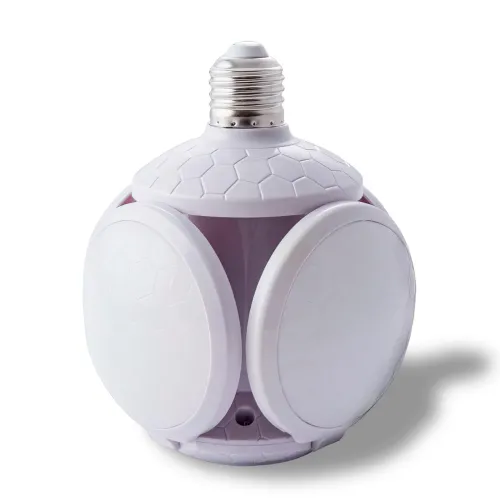 Лампочка з вбудованою колонкою LED Football UFO Lamp EL-2357 40 Вт, E27 - фото 5
