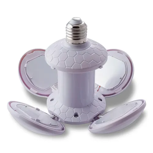 Лампочка з вбудованою колонкою LED Football UFO Lamp EL-2357 40 Вт, E27 - фото 4