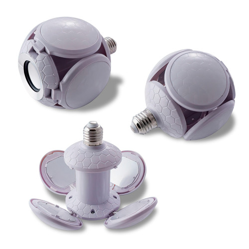 Лампочка со встроенной колонкой LED Football UFO Lamp EL-2357 40 Вт, E27 - фото 6