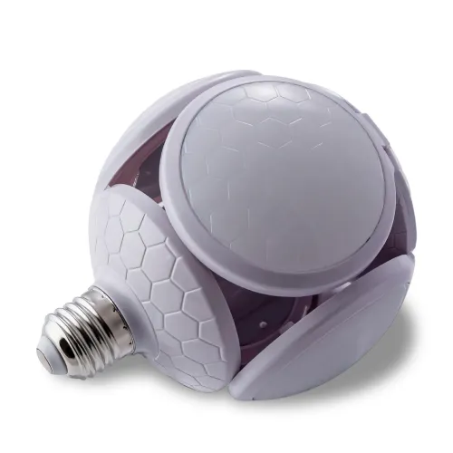Лампочка з вбудованою колонкою LED Football UFO Lamp EL-2357 40 Вт, E27 - фото 7