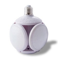 Лампочка со встроенной колонкой LED Football UFO Lamp EL-2357 40 Вт, E27