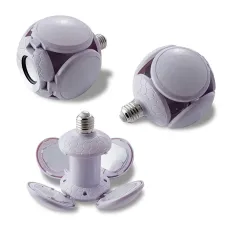 Лампочка з вбудованою колонкою LED Football UFO Lamp EL-2357 40 Вт, E27