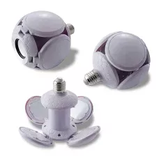 Лампочка з вбудованою колонкою LED Football UFO Lamp EL-2357 40 Вт, E27