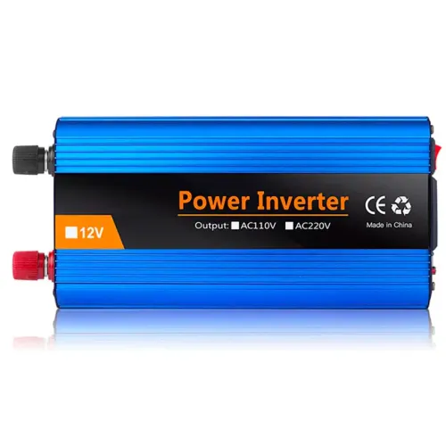Інвертор-перетворювач напруги Power inverter K-1000, 12В-220В, 1000 Вт, USB3 - фото 2