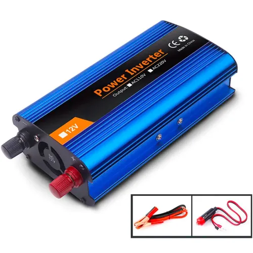 Інвертор-перетворювач напруги Power inverter K-1000, 12В-220В, 1000 Вт, USB3 - фото 3