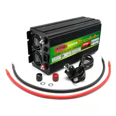 Інвертор-перетворювач напруги Wimpex UPS, 12В-220В, 5200ВТ, USB3, функція заряджання