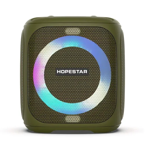 Портативная bluetooth колонка HOPESTAR Party 100, 10000мАч, 50Вт Зеленый - фото 2