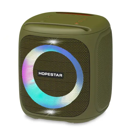 Портативна bluetooth колонка HOPESTAR Party 100, 10000МАч, 50Вт Зелений