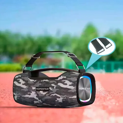 Портативна bluetooth колонка HOPESTAR A6 X, 6000MАч, 55Вт - фото 3