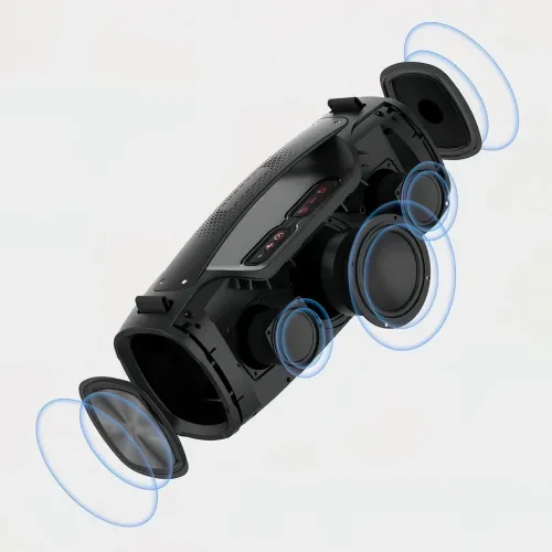 Портативна bluetooth колонка HOPESTAR A6 X, 6000MАч, 55Вт Зелений - фото 10
