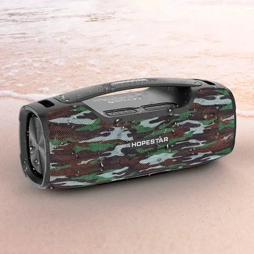 Портативна bluetooth колонка HOPESTAR A6 X, 6000MАч, 55Вт Зелений - фото 3