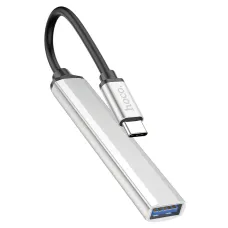 USB HUB адаптер-переходник HOCO HB26 4в1 с Type-C на USB3.0+USB2.0x3