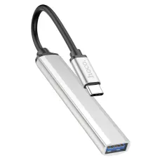 USB HUB адаптер-переходник HOCO HB26 4в1 с Type-C на USB3.0+USB2.0x3