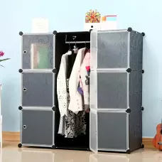Пластикова складана шафа Storage Cube Cabinet MP-39-61, 9 секцій