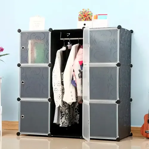 Пластикова складана шафа Storage Cube Cabinet MP-39-61, 9 секцій