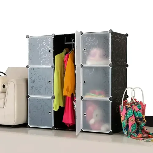Пластикова складана шафа Storage Cube Cabinet MP-39-61, 9 секцій - фото 2