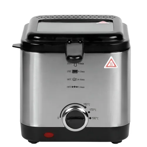 Фритюрниця Crownberg CB 5542 – 1.5 л, 1200 Вт, з антипригарним покриттям, терморегулятором від 0°С до 190°С - фото 3