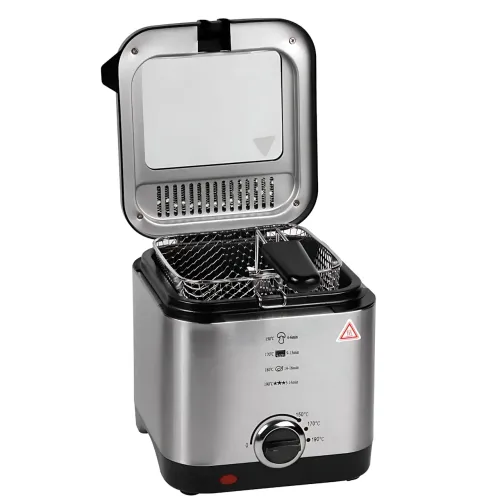 Фритюрниця Crownberg CB 5542 – 1.5 л, 1200 Вт, з антипригарним покриттям, терморегулятором від 0°С до 190°С - фото 5