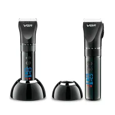 Професійна бездротова машинка для стриження волосся й бороди VGR V-049 сірий