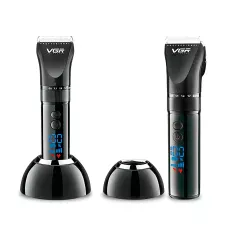 Професійна бездротова машинка для стриження волосся й бороди VGR V-049 сірий