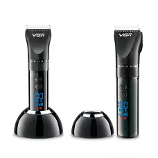 Професійна бездротова машинка для стриження волосся й бороди VGR V-049 сірий