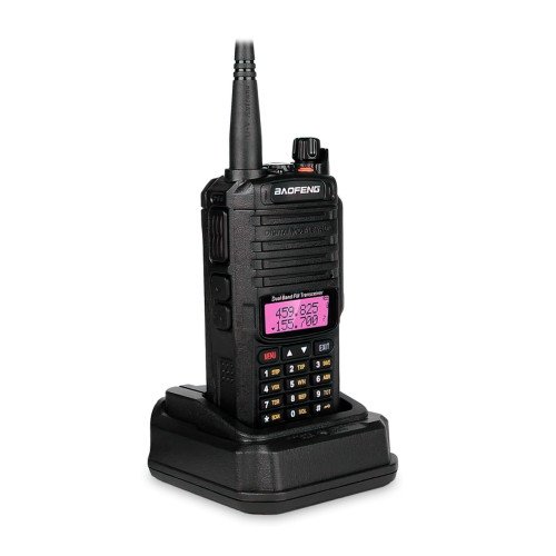 Радиостанция Baofeng UV-9R Plus с радиусом до 22 км,  VHF/UHF, 2500 мА/ч