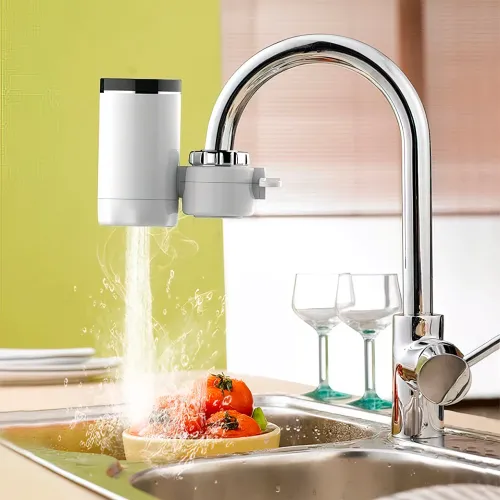 Проточний водонагрівач SaengQ, 3000 Вт, LCD-дисплей, до 60 градусів