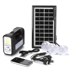 Переносний ліхтар на сонячній батареї LED COB Solar FL3272 з заряджанням для телефона 4500 мА/год