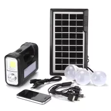 Переносний ліхтар на сонячній батареї LED COB Solar FL3272 з заряджанням для телефона 4500 мА/год