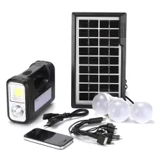 Переносний ліхтар на сонячній батареї LED COB Solar FL3272 з заряджанням для телефона 4500 мА/год