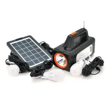 Ліхтар на сонячній панелі JunAi 2009 з функцією PowerBank і виносними лампочками