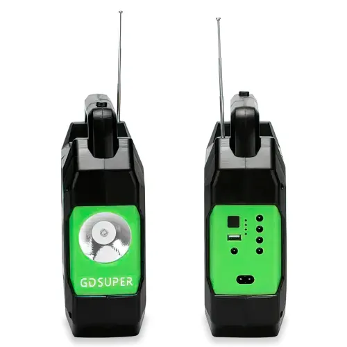Сонячна система GD 15 з радіо та MP3, Bluetooth на 9000 мА/год, з функцією повербанк - фото 4
