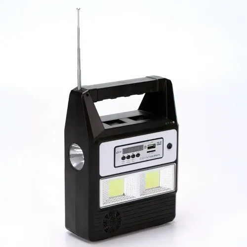 Портативна сонячна система GD 8216 на з Bluetooth, FM, MP3 і зарядкою для телефонів - фото 2