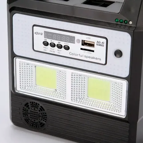 Портативна сонячна система GD 8216 на з Bluetooth, FM, MP3 і зарядкою для телефонів - фото 6