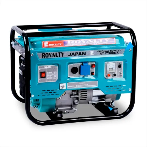 Генератор бензиновый с стартером ROYALTY RT17500DX, однофазный, 3.0/3.5 кВт