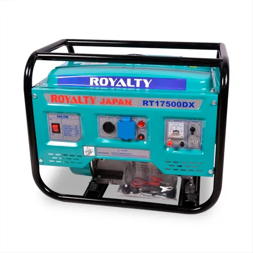 Генератор бензиновый с стартером ROYALTY RT17500DX, однофазный, 3.0/3.5 кВт - фото 2