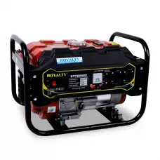 Генератор бензиновий із ручним стартером ROYALTY RT7800DX, однофазний, 3.5/3.8 кВт