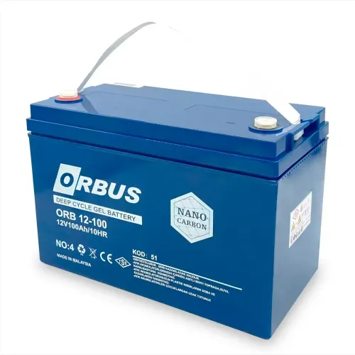 Гелевый аккумулятор Orbus CG12100 GEL на 100 А/ч, 12 В для аварийного освещения, для ИБП