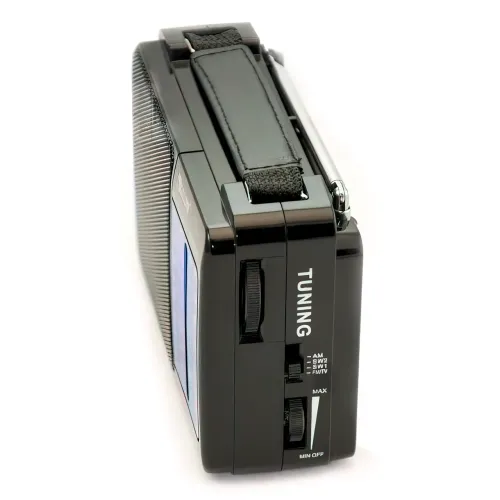 Портативний радіоприймач GOLON RX-A07 AC з частотами FM, AM, SW1, SW2, TV, от батареек и от сети 220 В - фото 3