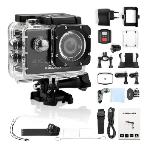 Екшн камера з пультом 4K DVR Sport S3R Wi-Fi водонепроникна, 900 мА/год - фото 6
