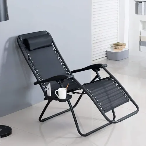 Кресло шезлонг раскладное Zero Gravity до 120 кг