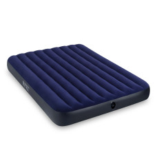Матрас надувной INTEX до 170 кг, флокированное покрытие, 137x191x25 см