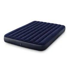 Матрац надувний INTEX до 170 кг, флоковане покриття, 137x191x25 см