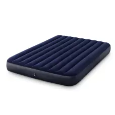 Матрац надувний INTEX до 170 кг, флоковане покриття, 137x191x25 см