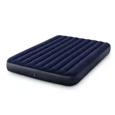 Матрац надувний INTEX до 170 кг, флоковане покриття, 137x191x25 см